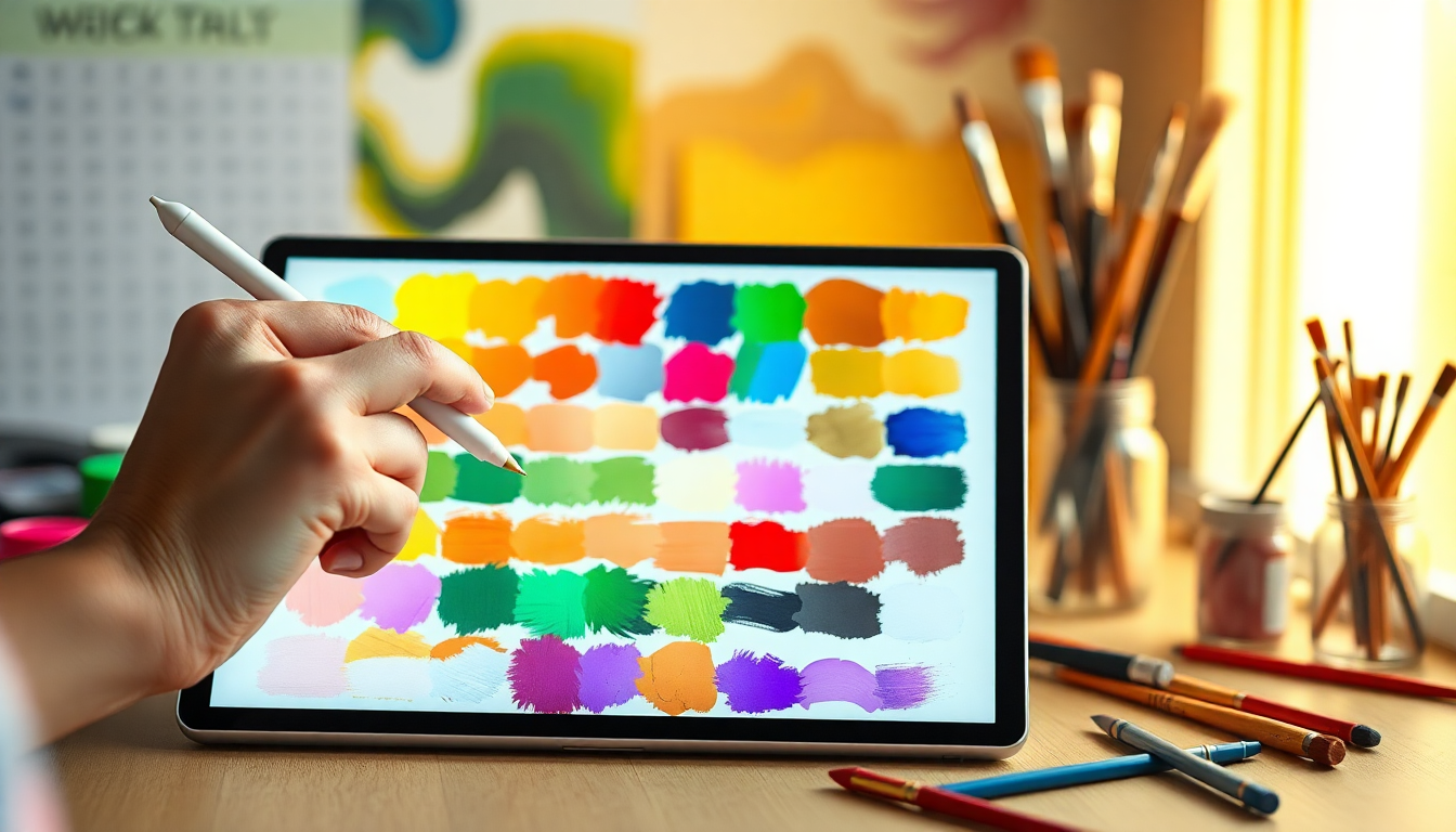 Studio Brushes: Wie man mit Procreate kreative Farbpaletten entwickelt - Studio Brushes