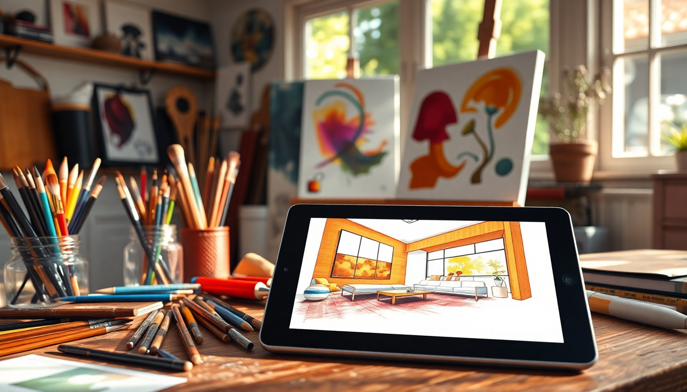Studio Brushes: How to Add Depth to Interior Design Projects with Procreate