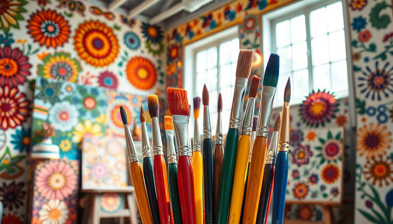 Crea patrones decorativos para tu hogar con Studio Brushes