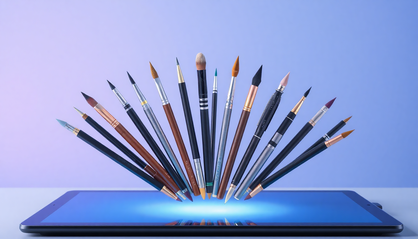 Studio Brushes: Ferramentas Indispensáveis no Procreate para Arquitetos e Designers