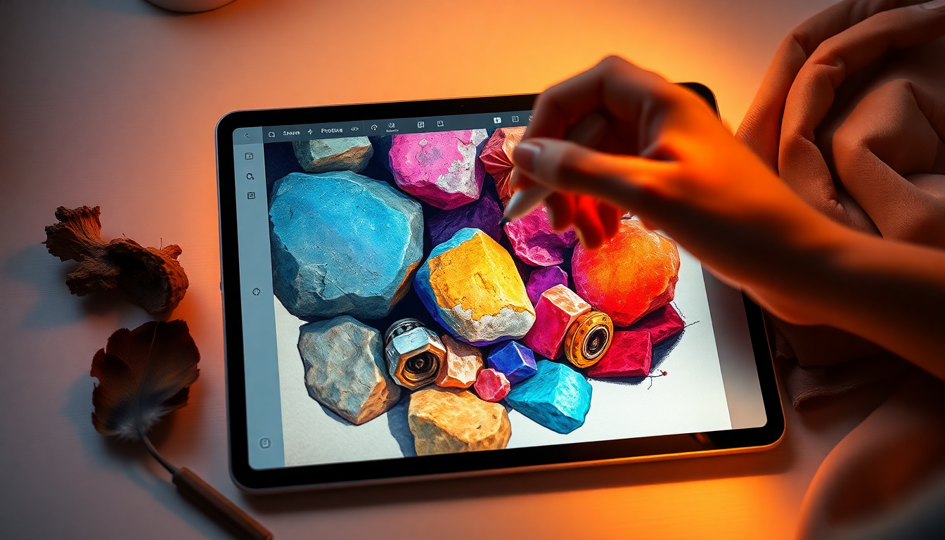 Cómo representar materiales y texturas en Procreate con los pinceles de Studio Brushes - Studio Brushes