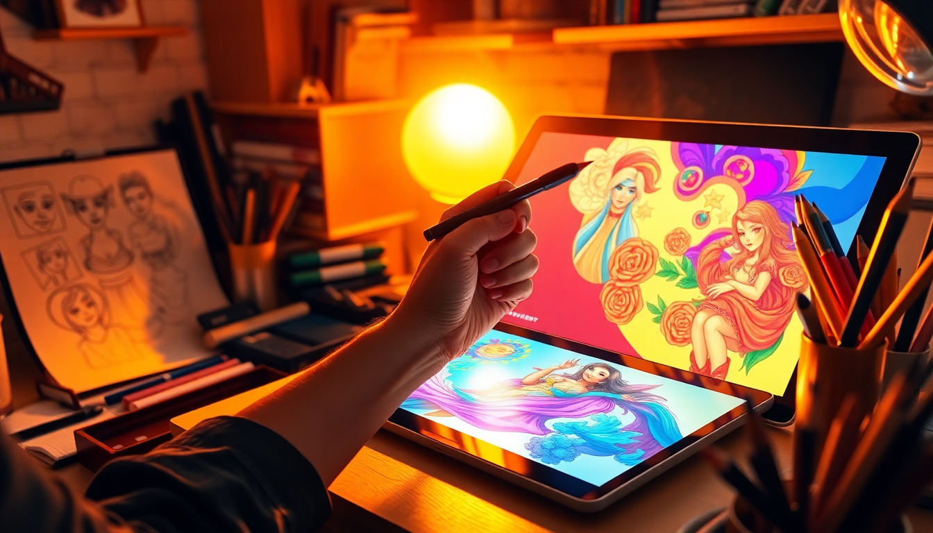 Studio Brushes: Von Skizzen zu detaillierten Designs – Tipps für Procreate-Nutzer