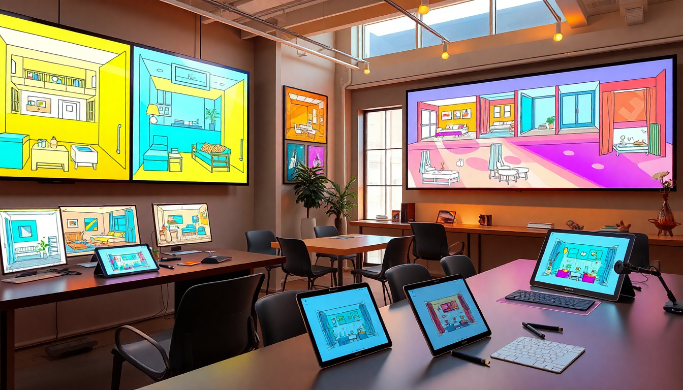 Studio Brushes: Tendências de Design de Interiores que Você Pode Ilustrar com Procreate