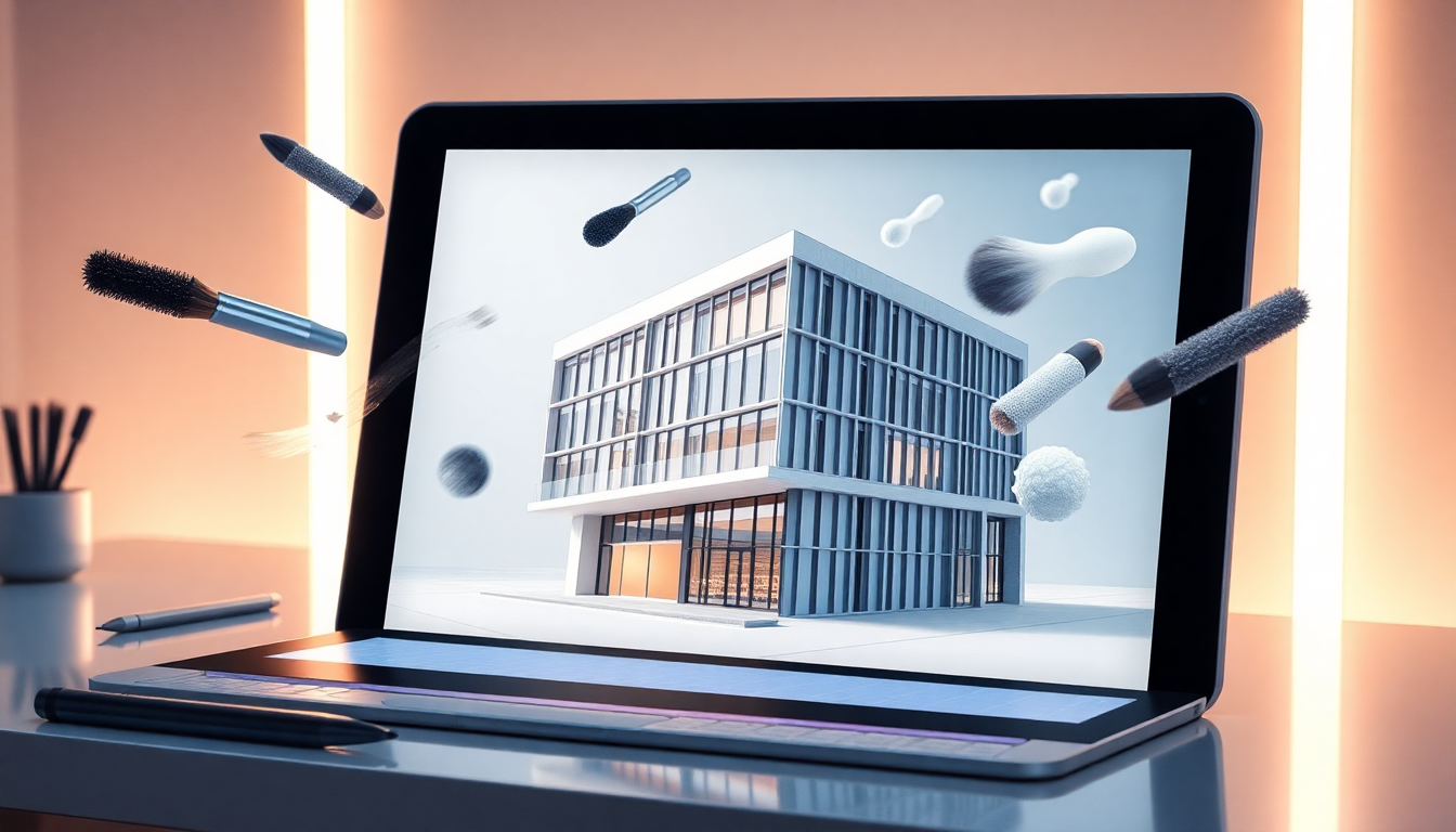 Studio Brushes : Créer des rendus architecturaux 3D avec Procreate - Studio Brushes