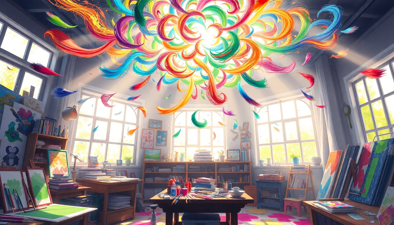 Studio Brushes : Utilisation des pinceaux Procreate pour des illustrations de plafonds artistiques - Studio Brushes