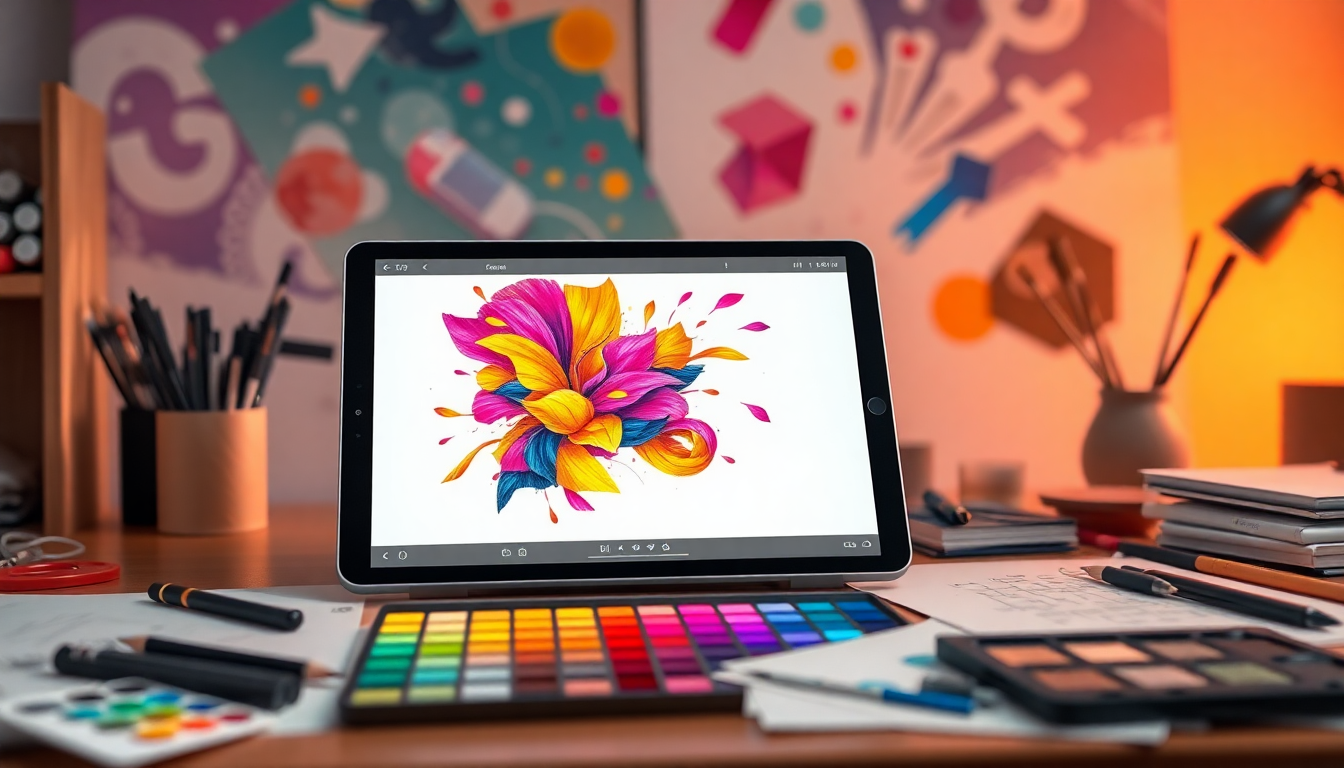 Cómo crear presentaciones visuales impactantes con Procreate - Studio Brushes