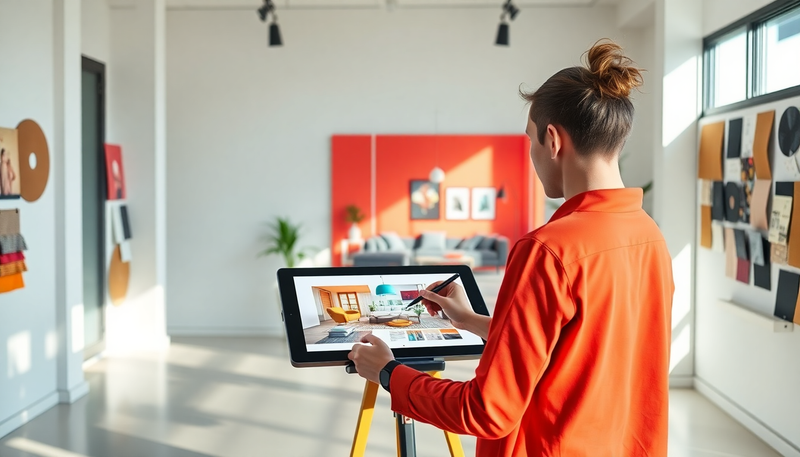Studio Brushes: Wie Procreate Ihnen bei der Planung und Visualisierung von Räumen hilft