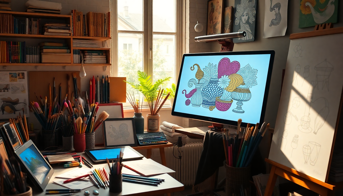 Studio Brushes : Les meilleurs pinceaux Procreate pour illustrer des objets décoratifs - Studio Brushes