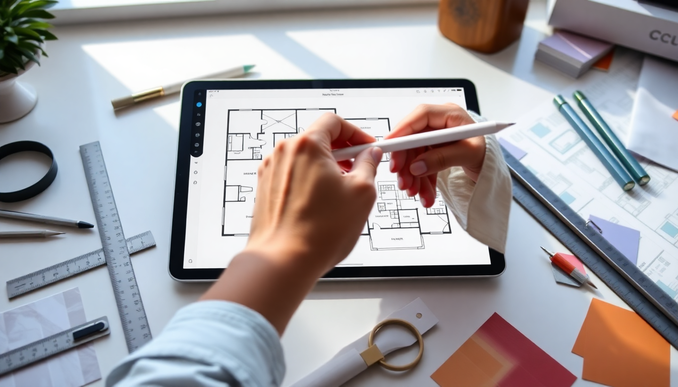 Studio Brushes: How to Create Interior Design Floor Plans Using Procreate