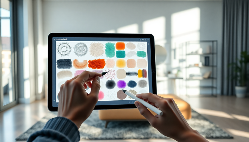 Elevate Your Interior Design Visualizations with Procreate Brushes from Studio Brushes