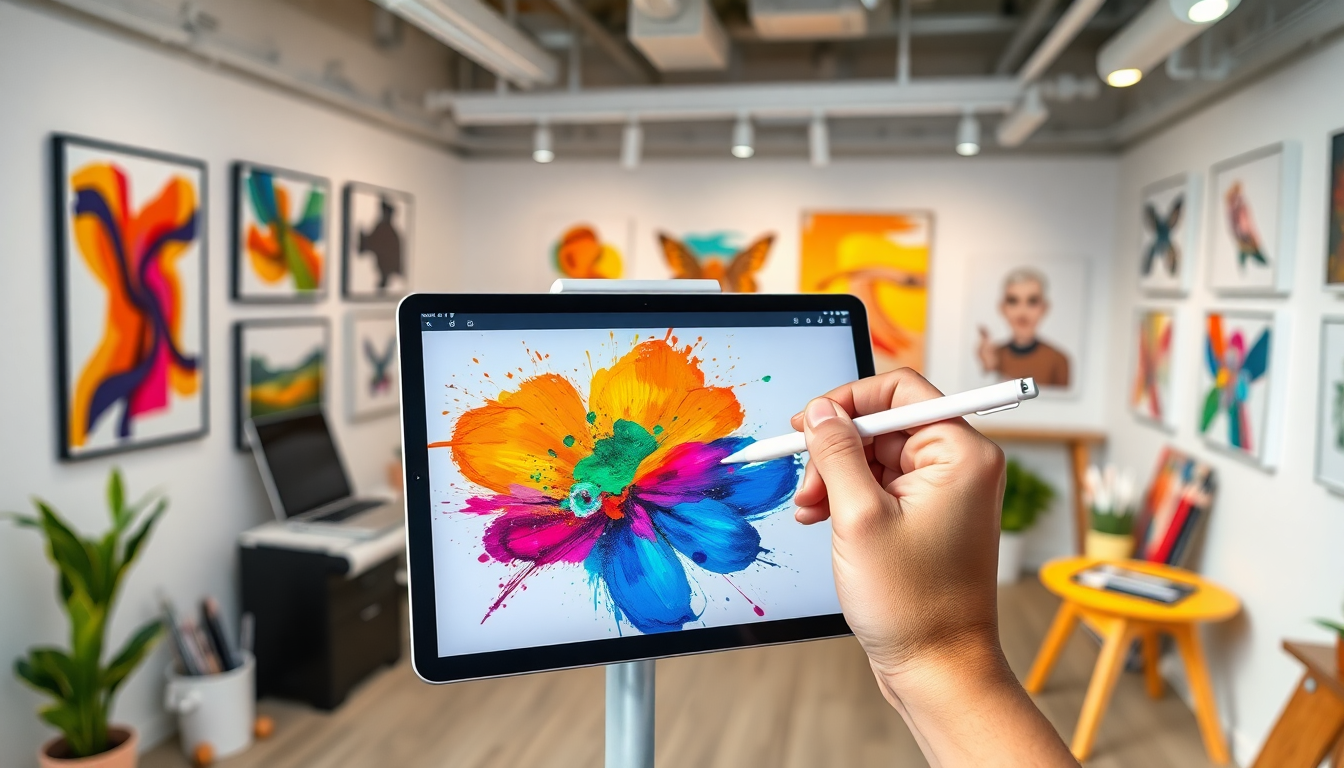 Studio Brushes: Wie Sie Procreate zur Erstellung von Wandkunst nutzen