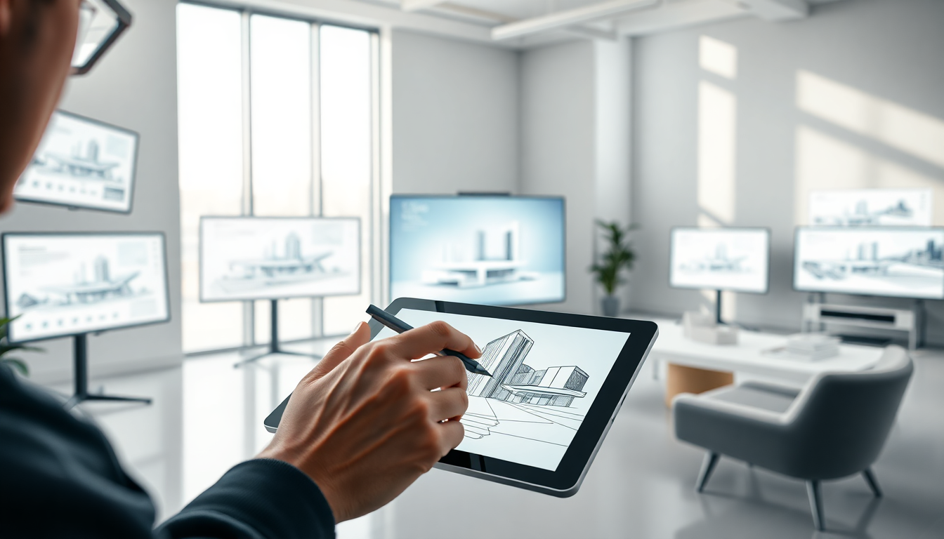 Studio Brushes: L'importance des esquisses numériques dans la présentation de concepts architecturaux - Studio Brushes