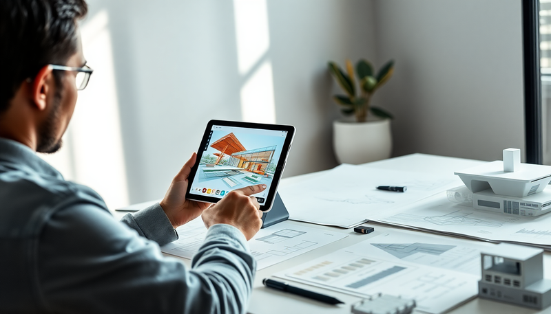 Studio Brushes: Dicas para Arquitetos Usando Procreate na Visualização de Projetos