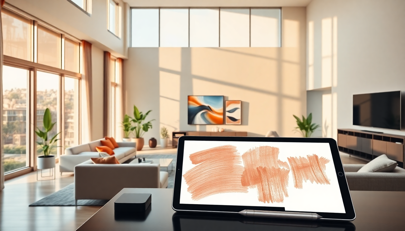 Elevate Your Interior Design with Studio Brushes: Mastering Procreate for Stunning Kitchens and Living Rooms