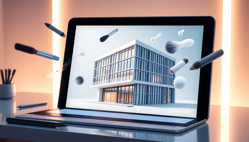 Studio Brushes : Créer des rendus architecturaux 3D avec Procreate - Studio Brushes