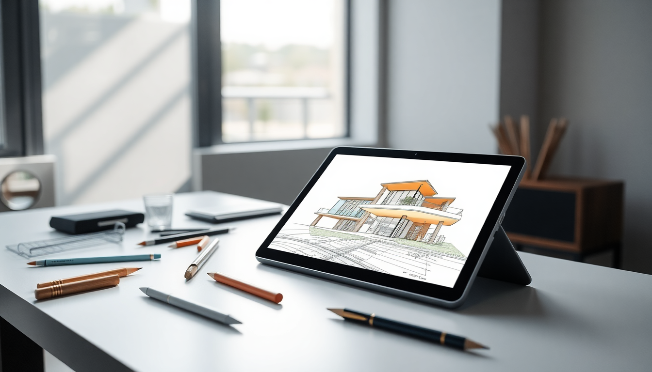 Unlock Your Architectural Rendering Potential with Studio Brushes' Procreate Brushes