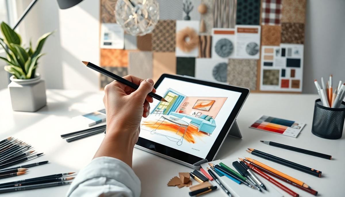 Studio Brushes: Crie Projetos de Interiores do Zero com Procreate