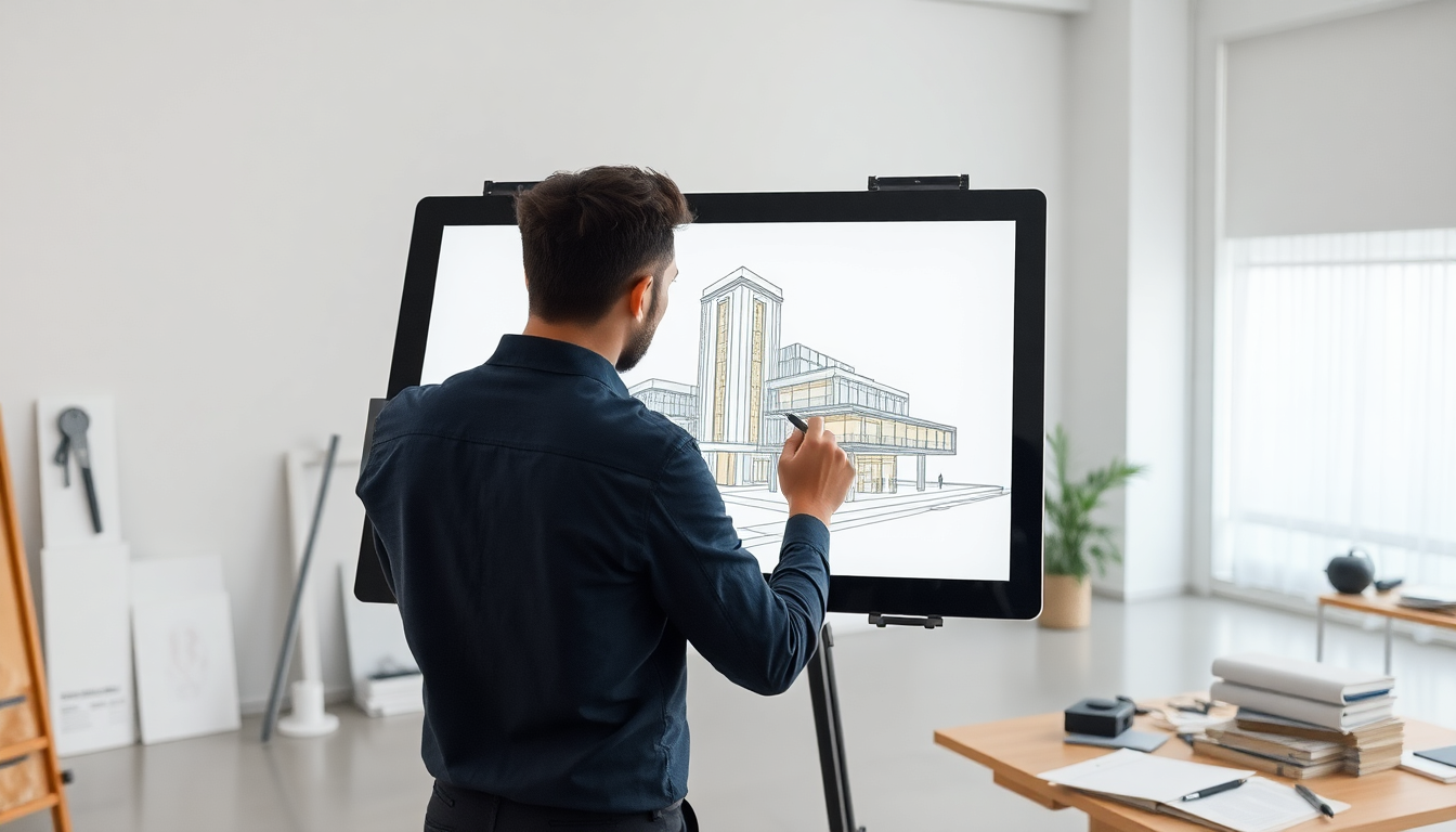 Domina el arte de la ilustración arquitectónica con Studio Brushes y Procreate - Studio Brushes