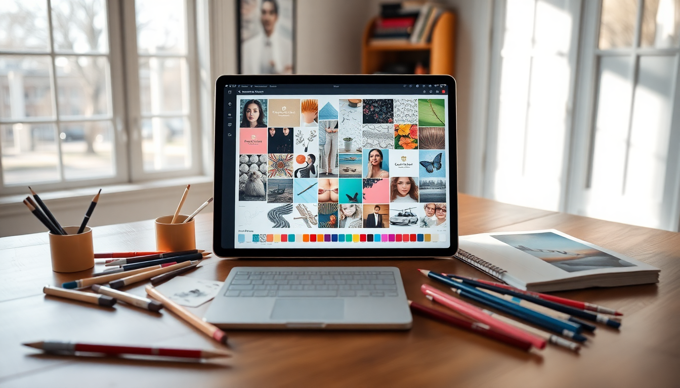 Studio Brushes: Wie man mit Procreate Moodboards für Designprojekte erstellt - Studio Brushes