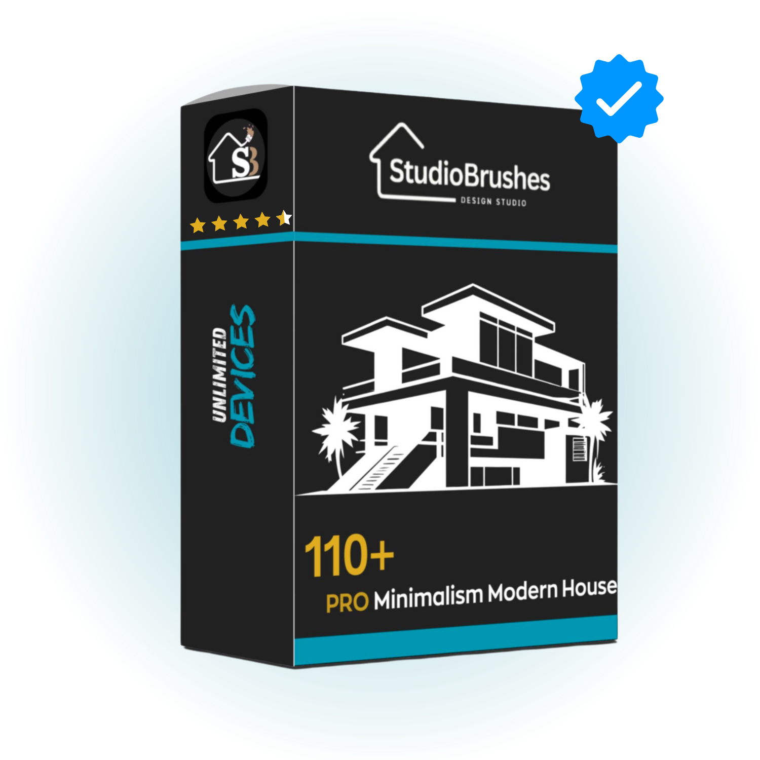 PRO Minimalist Modern House Brushset