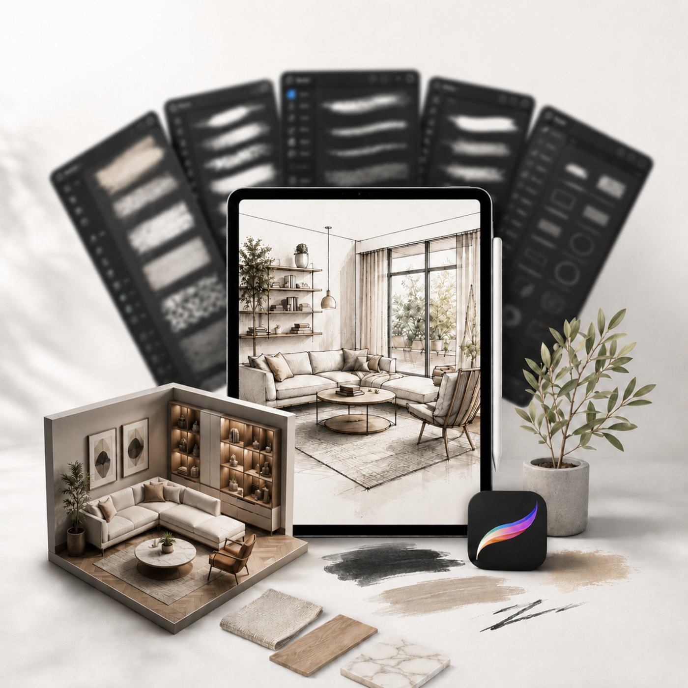 Ready-to-Use Elements for Interior Design